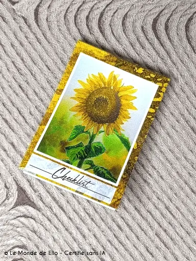 Carnet Checklist Sun